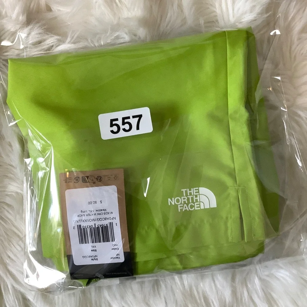 The North Face Mens ADB Class V Water Shorts Meadow Grass Green‎ XXL NF0A8CQG1MO